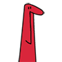 Little blue guy holding a spear